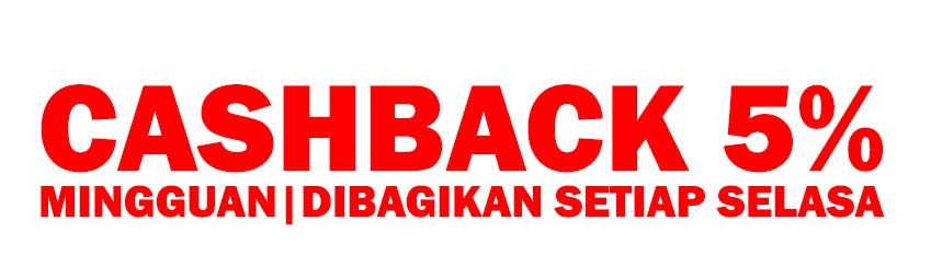 CASHBACK MINGGUAN 5%